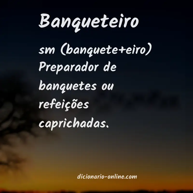 Significado de banqueteiro