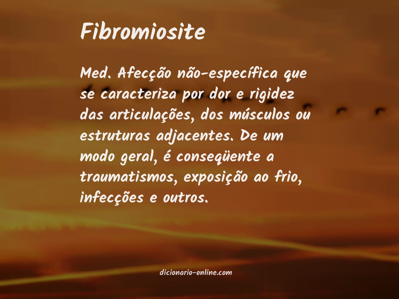 Significado de fibromiosite