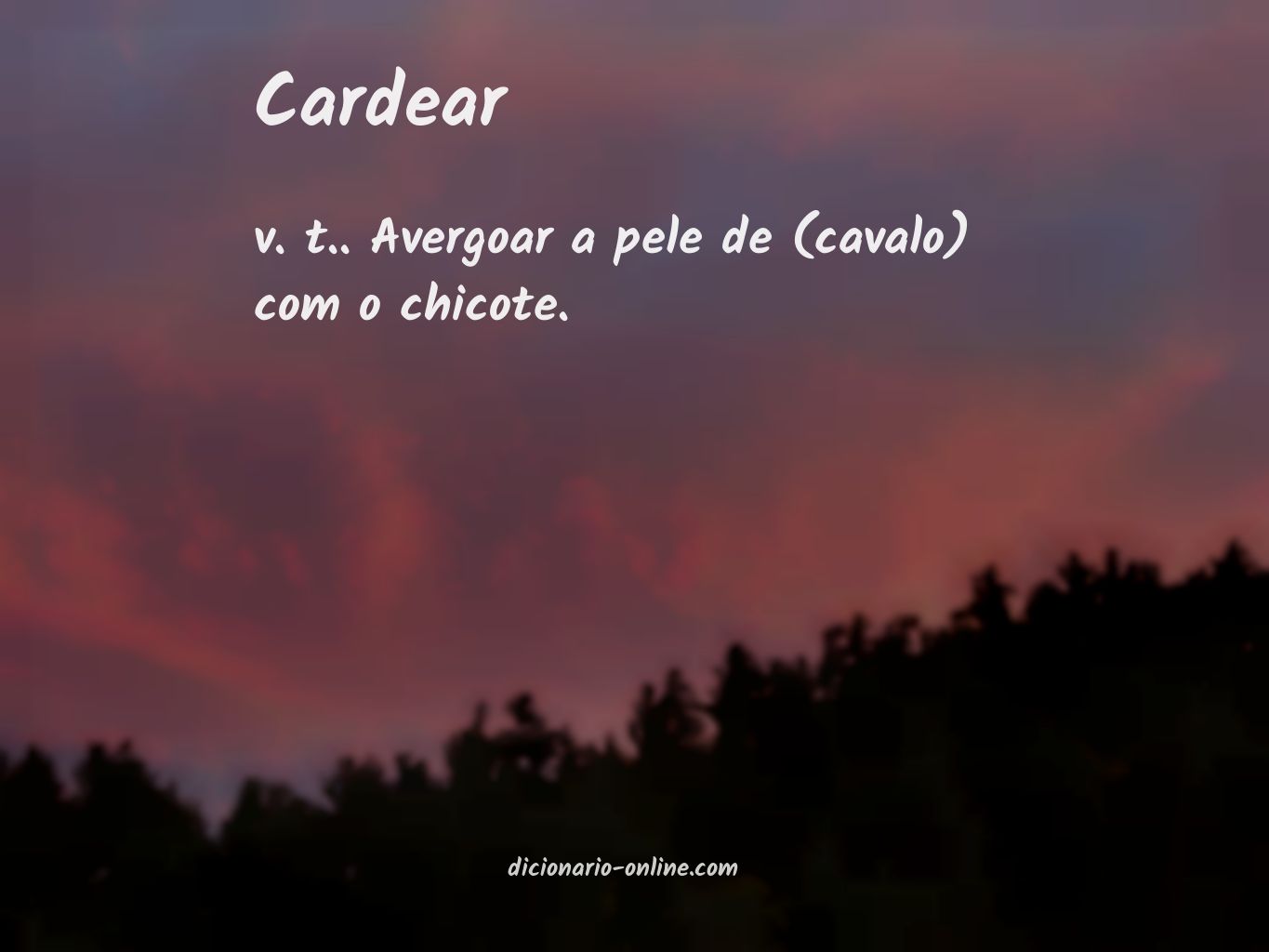 Significado de cardear