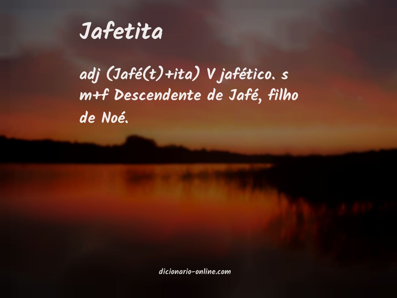 Significado de jafetita