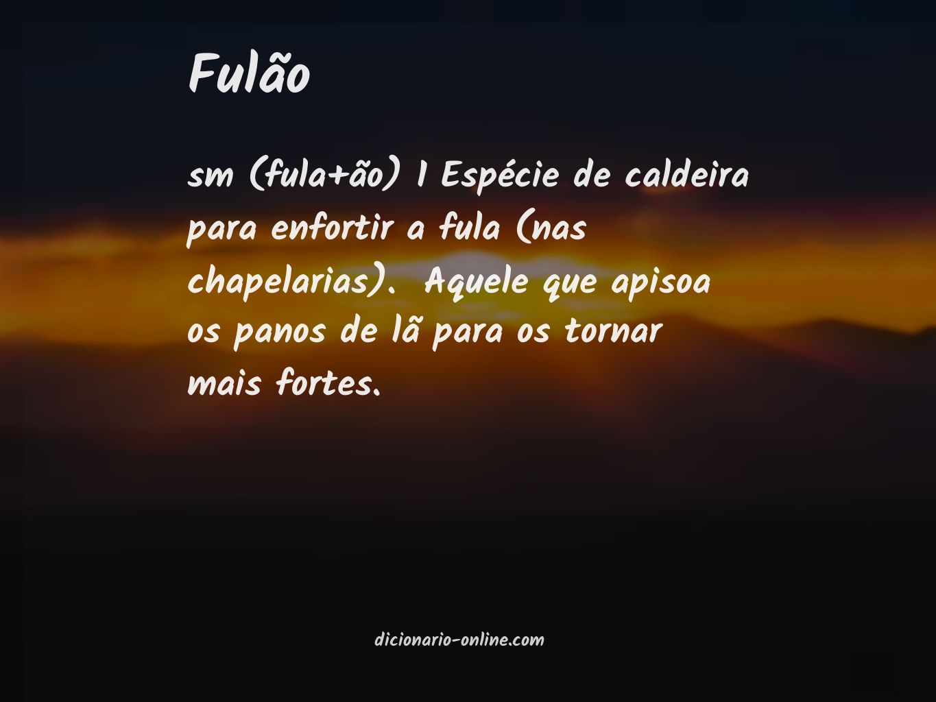 Significado de fulão