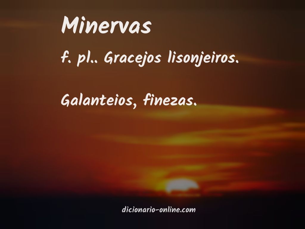 Significado de minervas