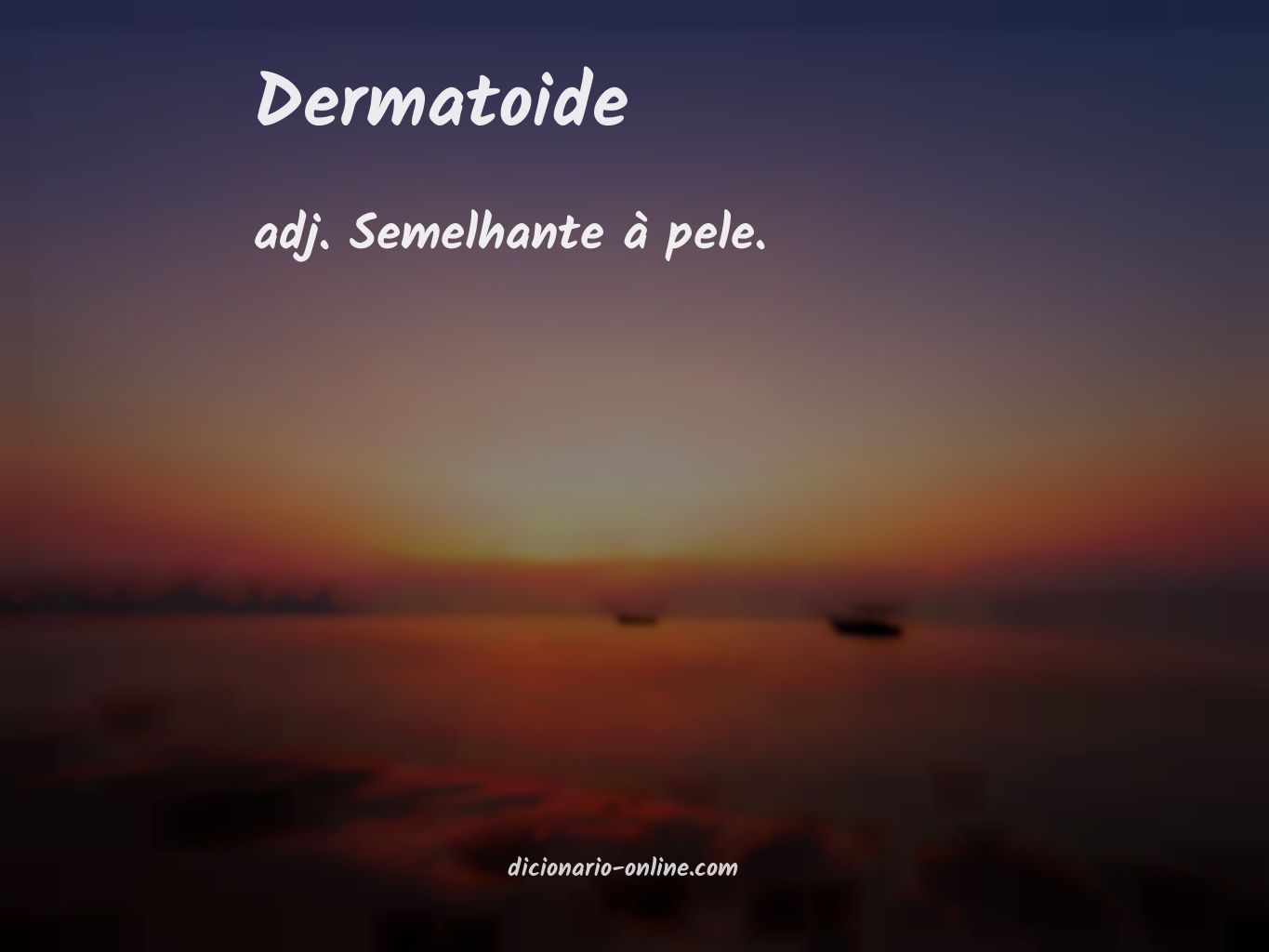 Significado de dermatoide