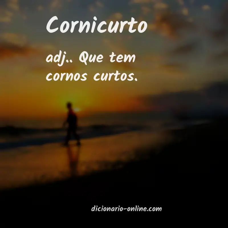 Significado de cornicurto