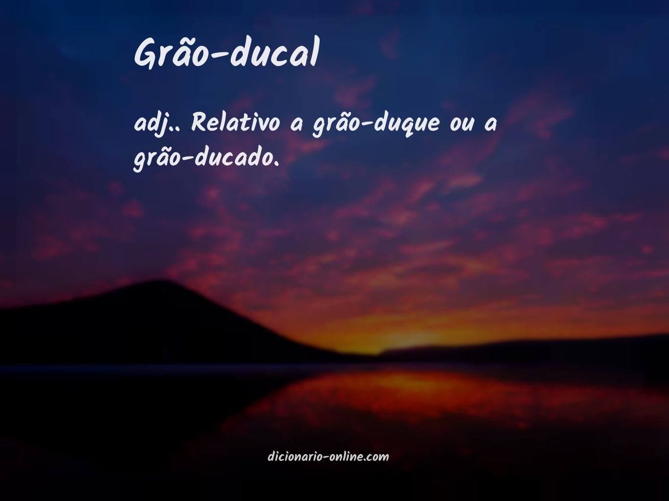 Significado de grão-ducal