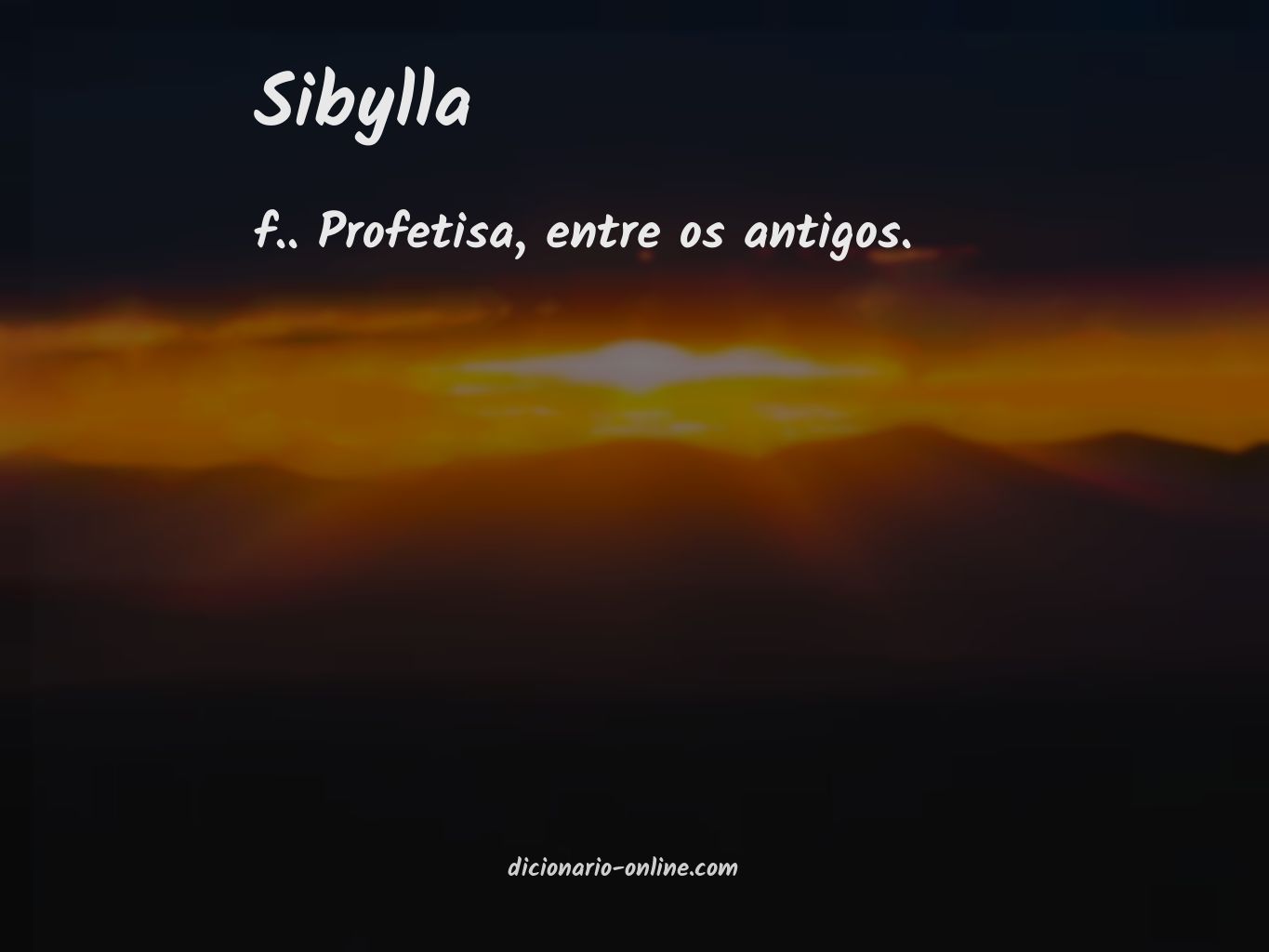 Significado de sibylla