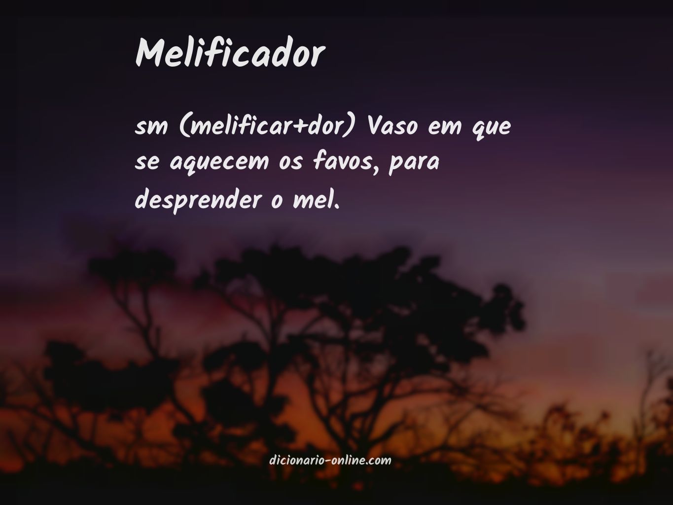 Significado de melificador