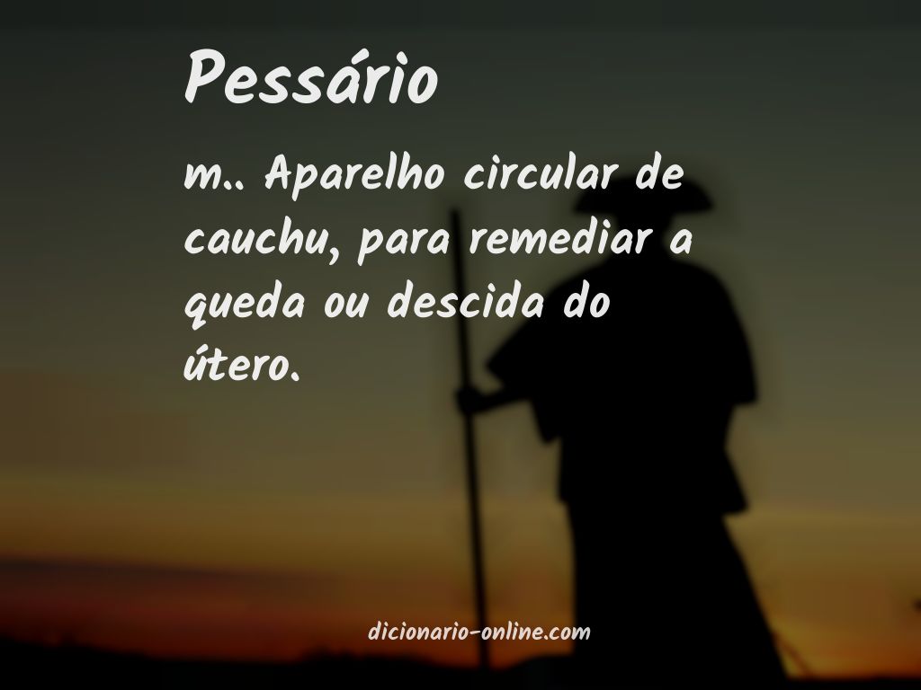 Significado de pessário