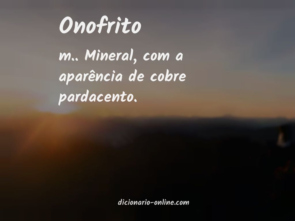 Significado de onofrito