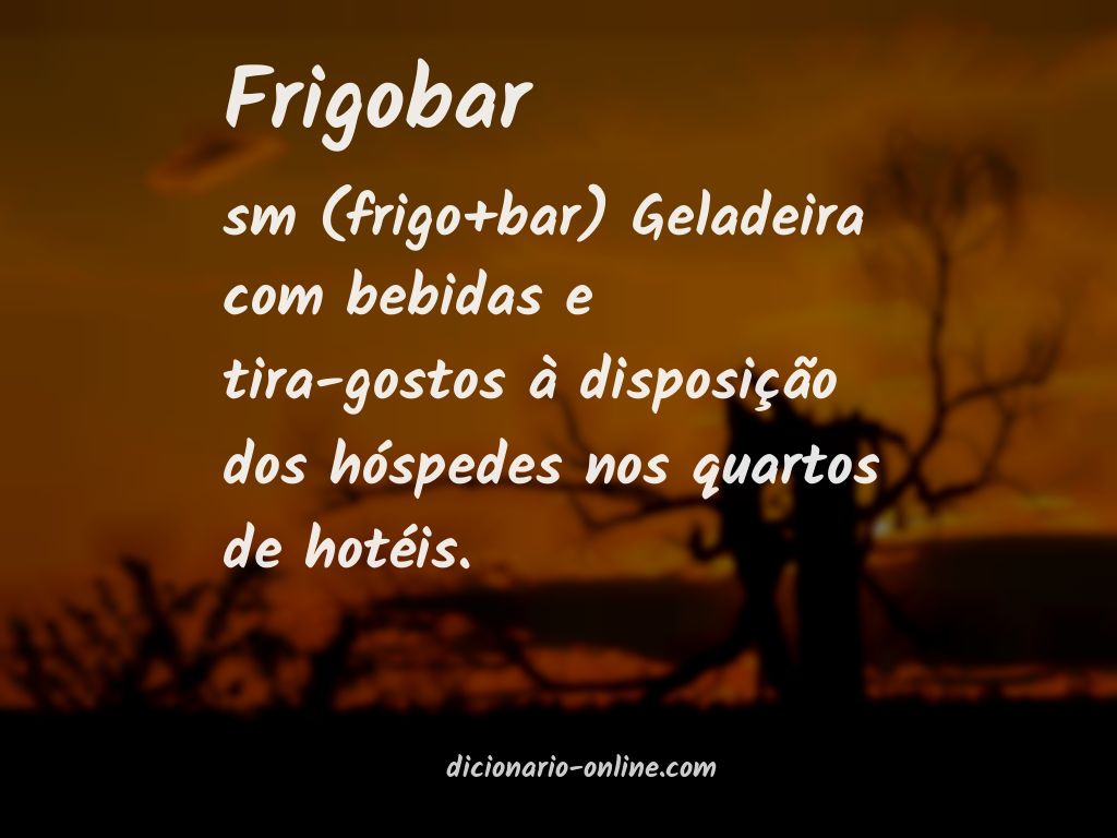 Significado de frigobar