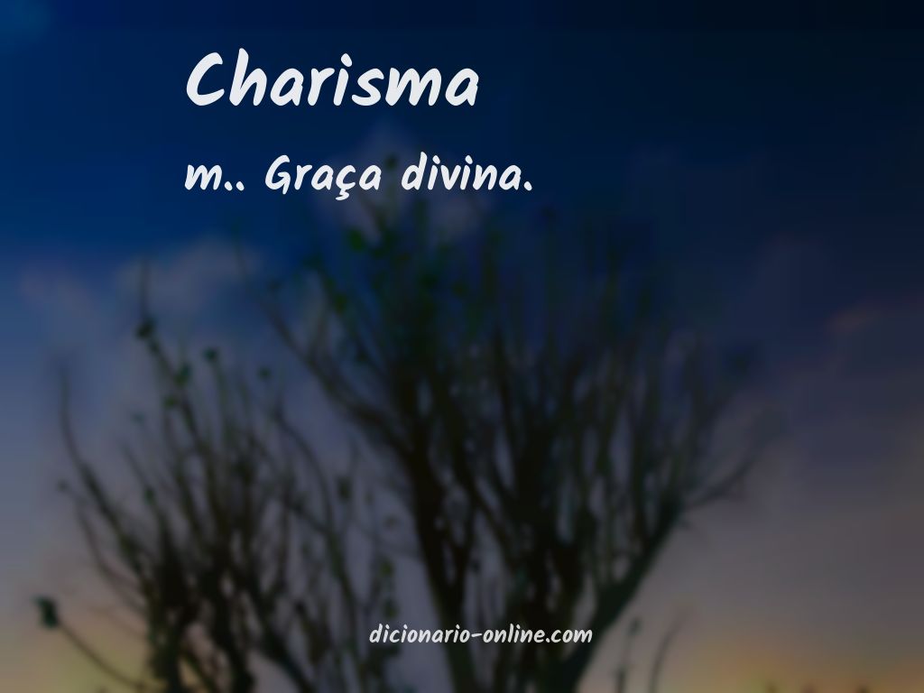 Significado de charisma