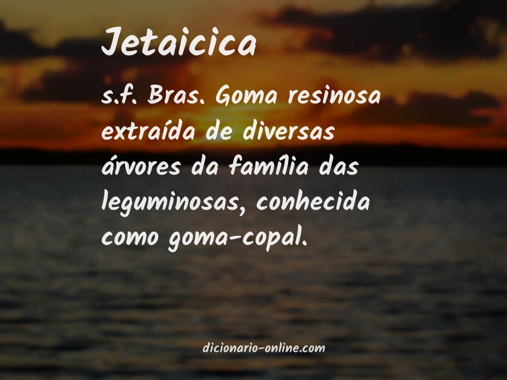 Significado de jetaicica