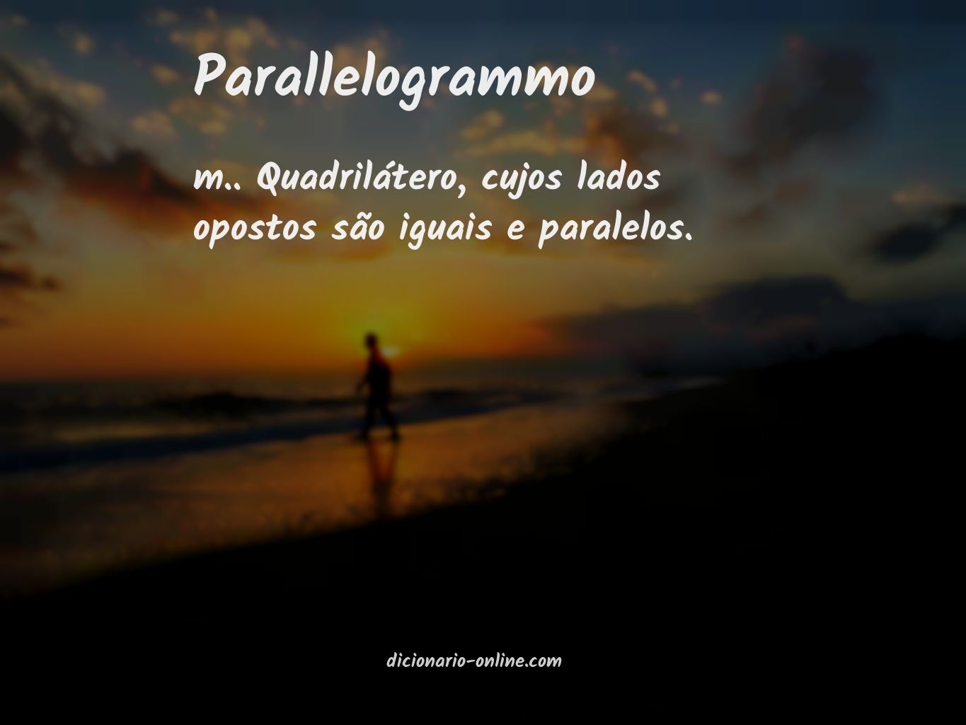 Significado de parallelogrammo