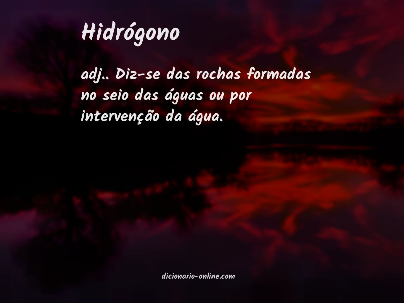 Significado de hidrógono