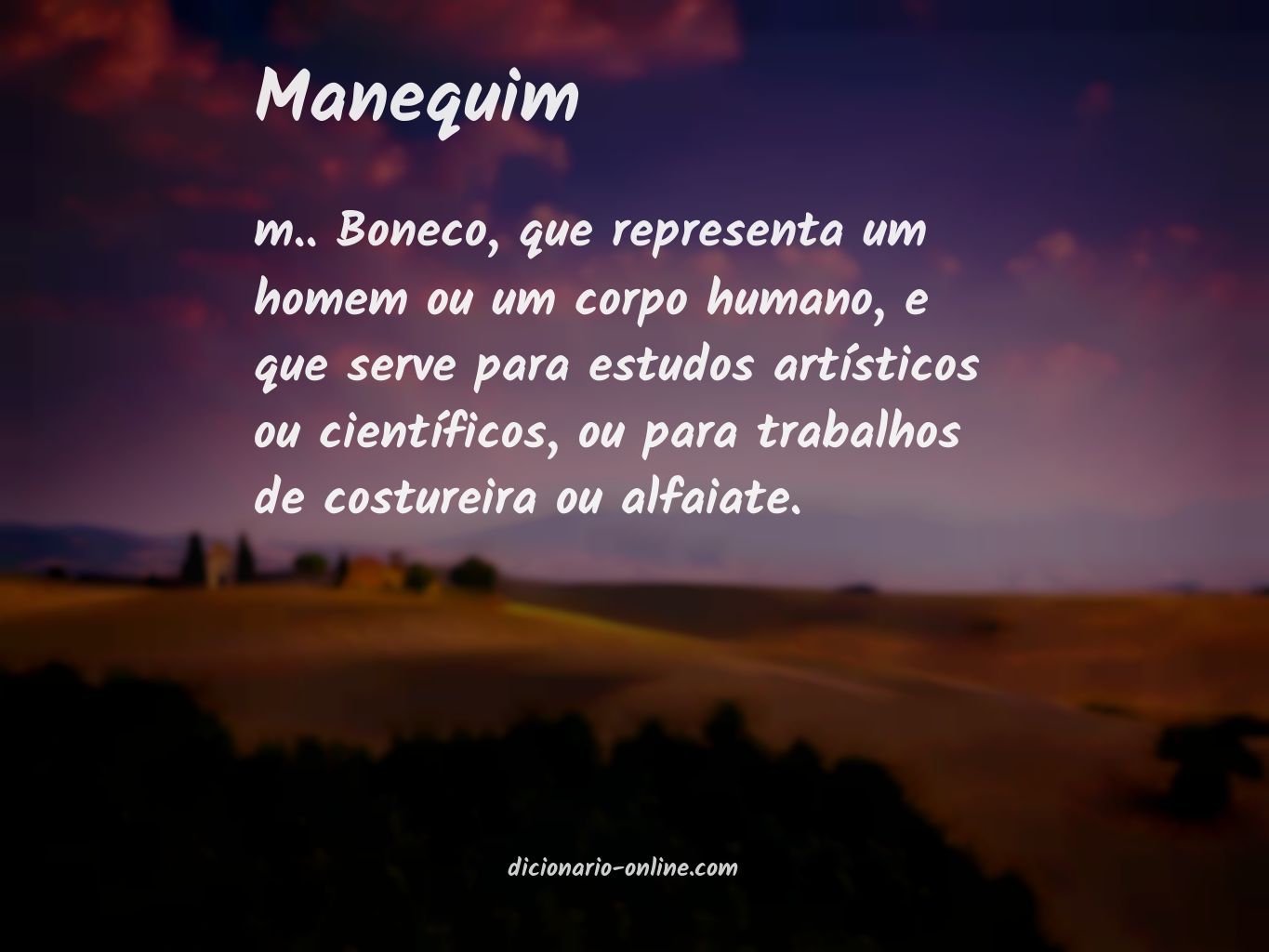 Significado de manequim