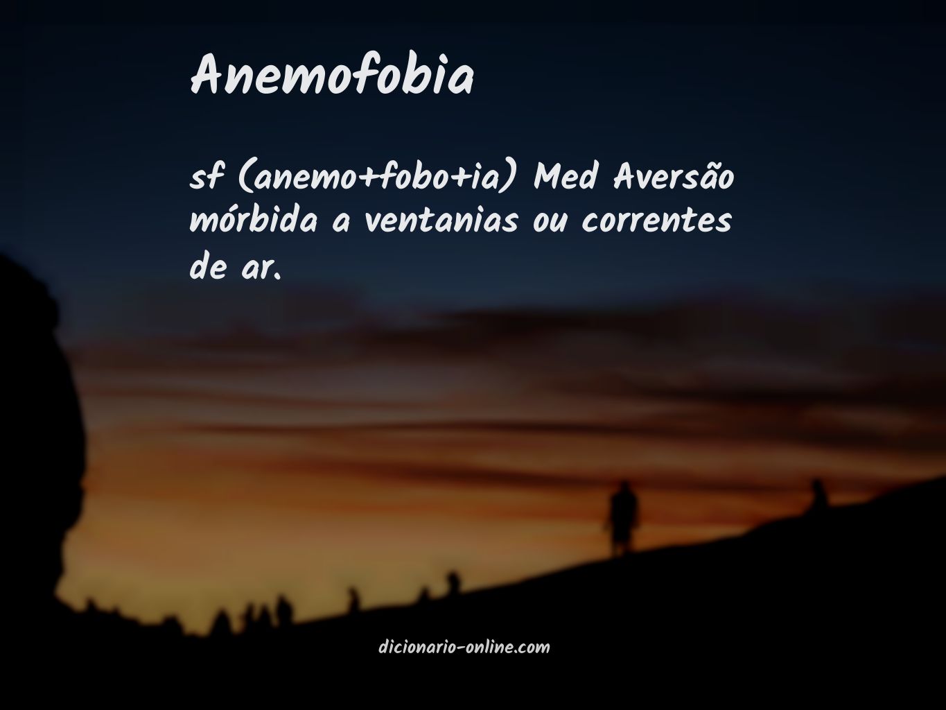 Significado de anemofobia