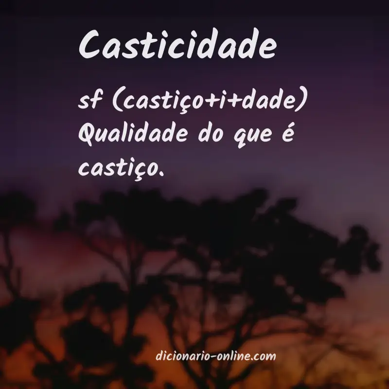 Significado de casticidade
