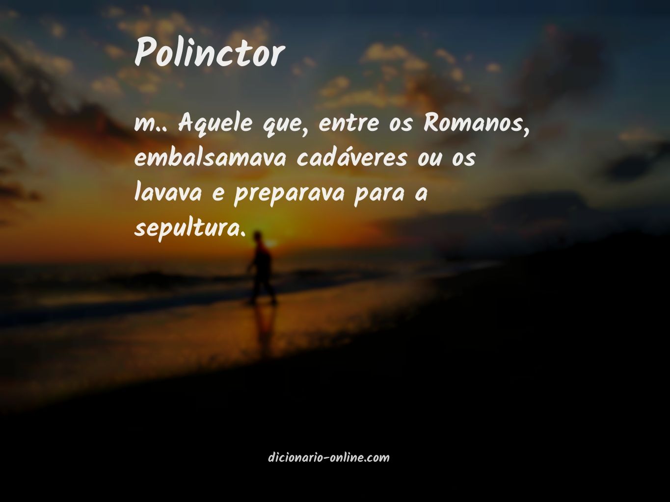 Significado de polinctor