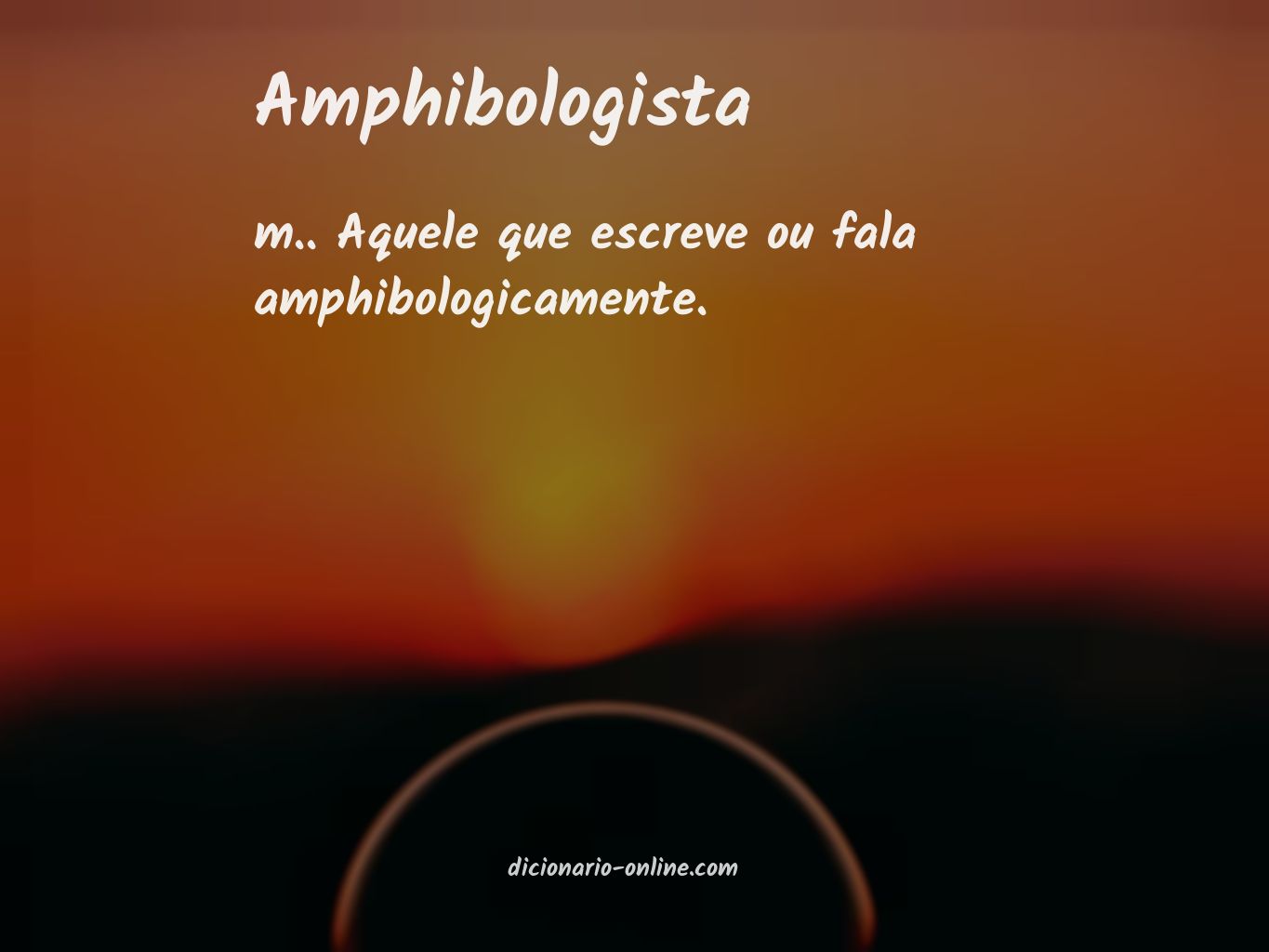 Significado de amphibologista
