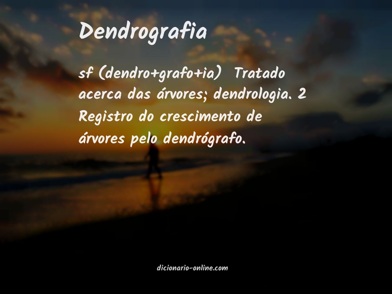 Significado de dendrografia