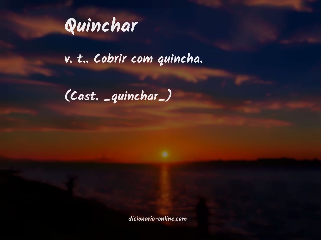 Significado de quinchar