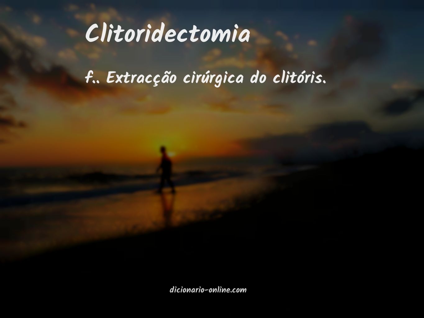 Significado de clitoridectomia