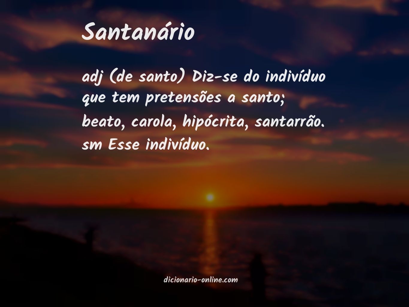 Significado de santanário