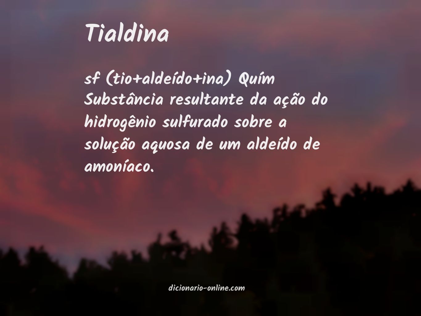 Significado de tialdina