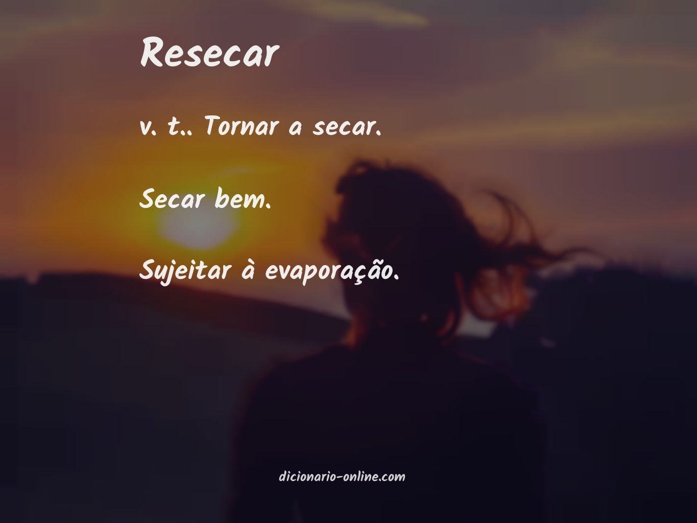 Significado de resecar