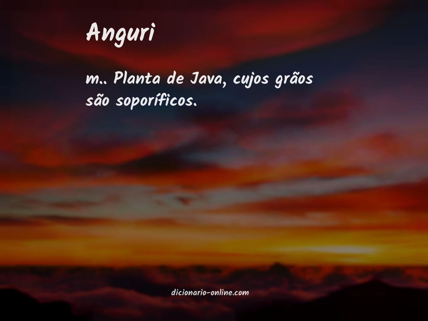 Significado de anguri