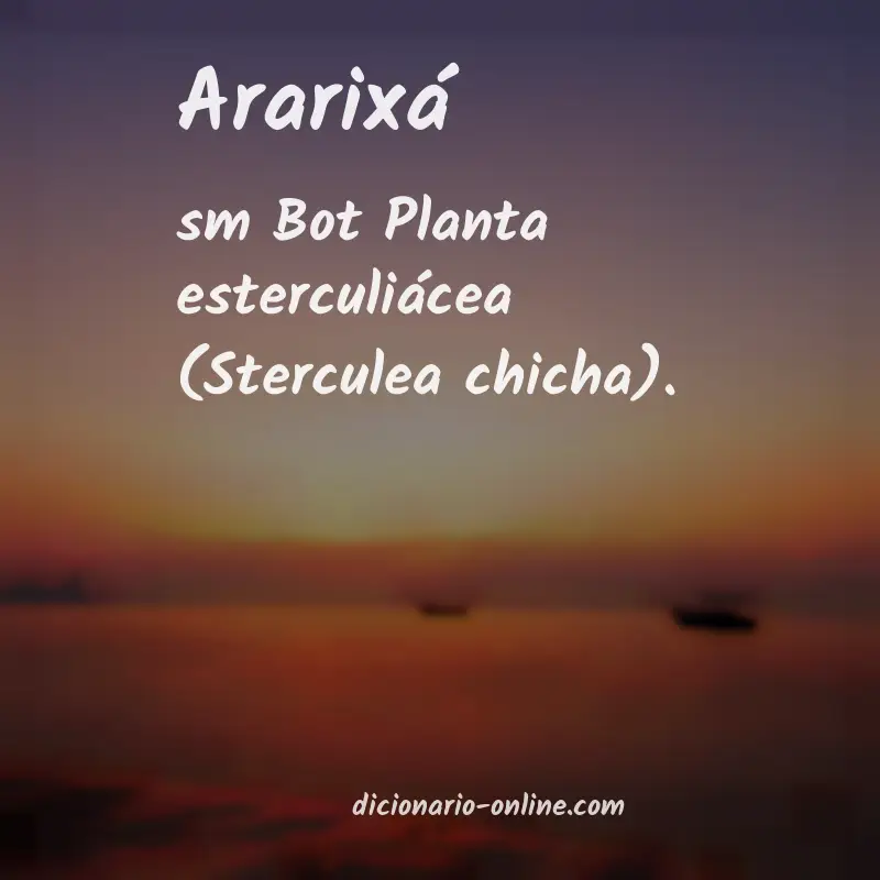 Significado de ararixá