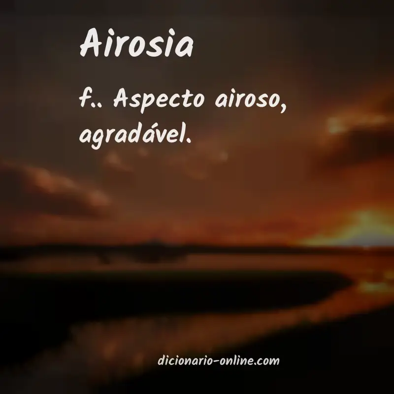 Significado de airosia