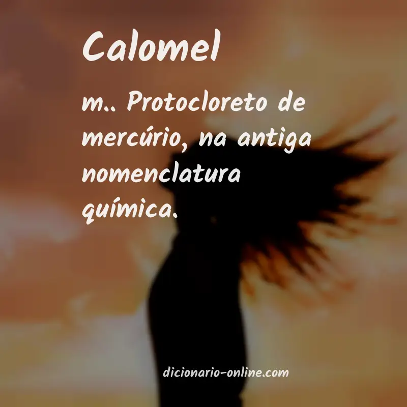 Significado de calomel