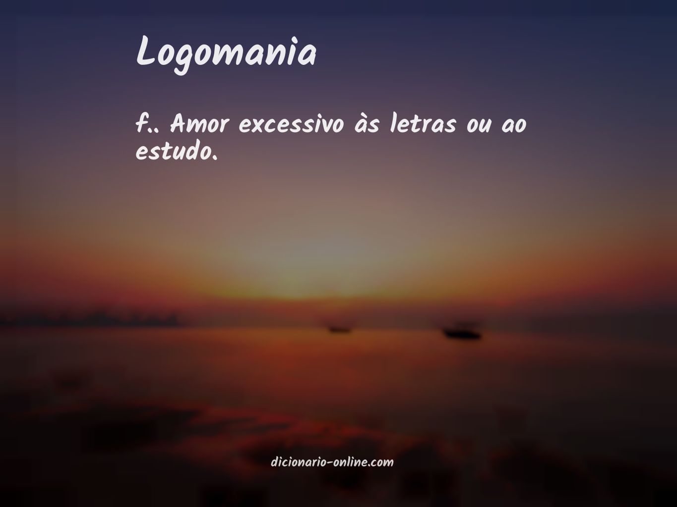 Significado de logomania