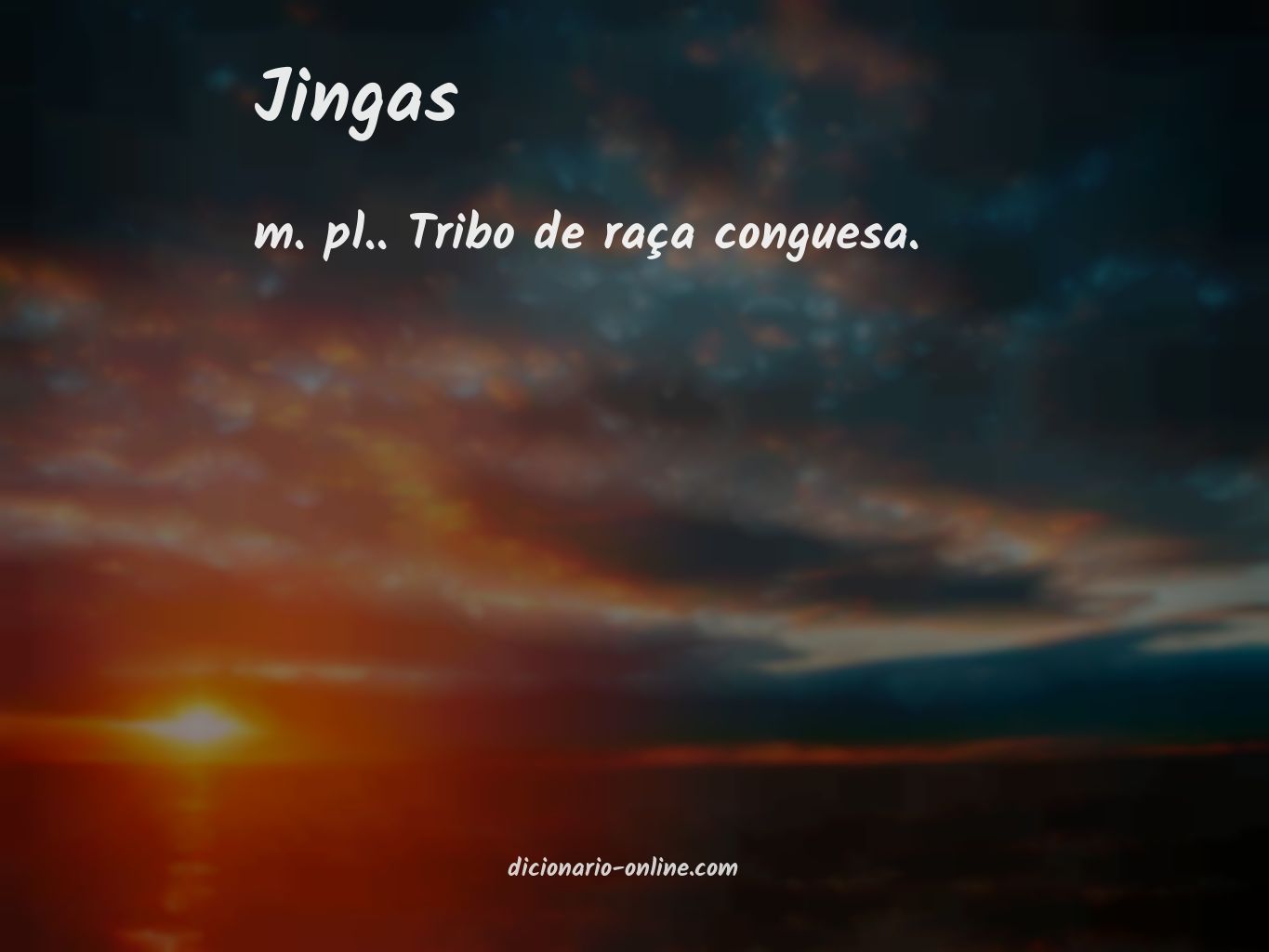 Significado de jingas