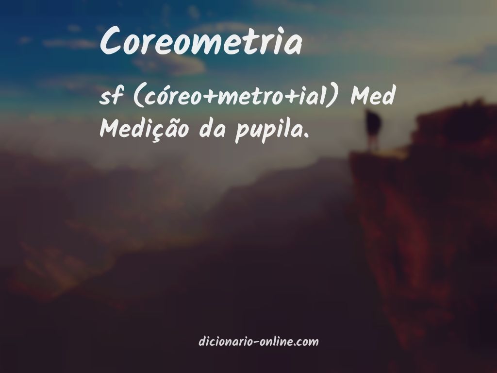 Significado de coreometria