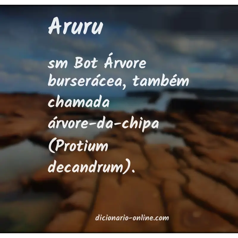 Significado de aruru