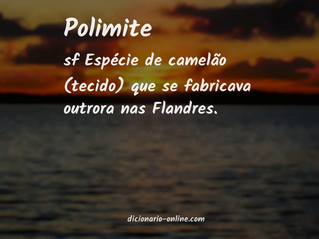 Significado de polimite