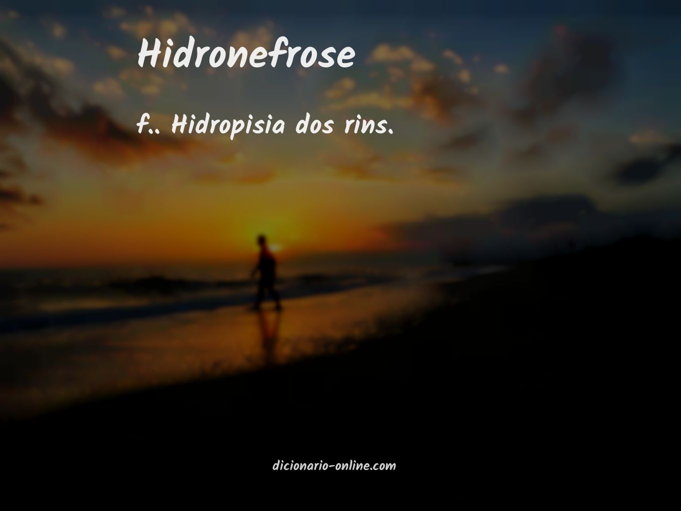 Significado de hidronefrose