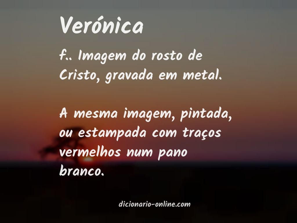 Significado de verónica