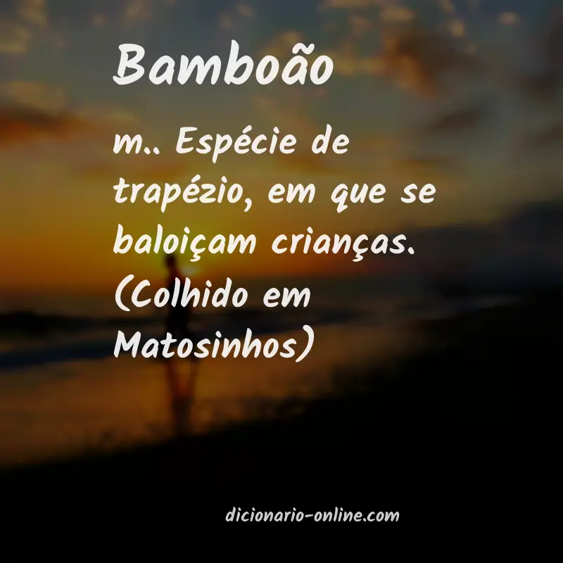 Significado de bamboão