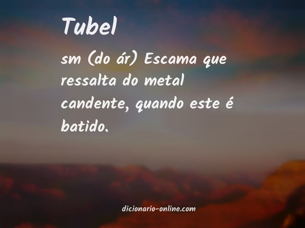 Significado de tubel