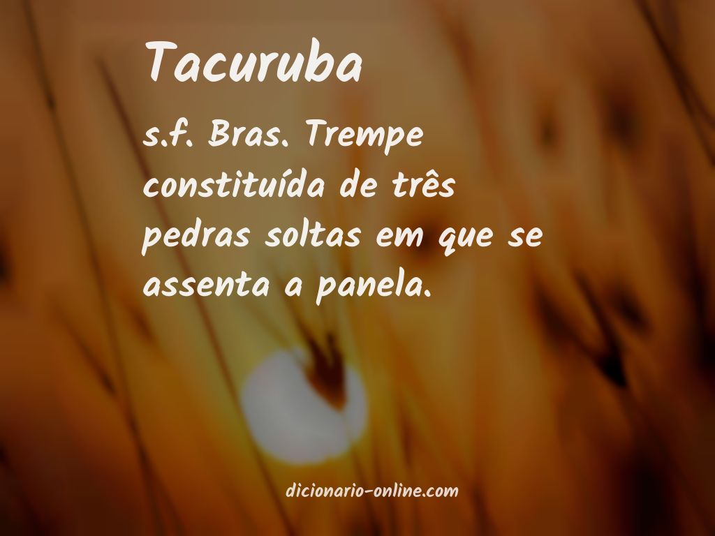 Significado de tacuruba