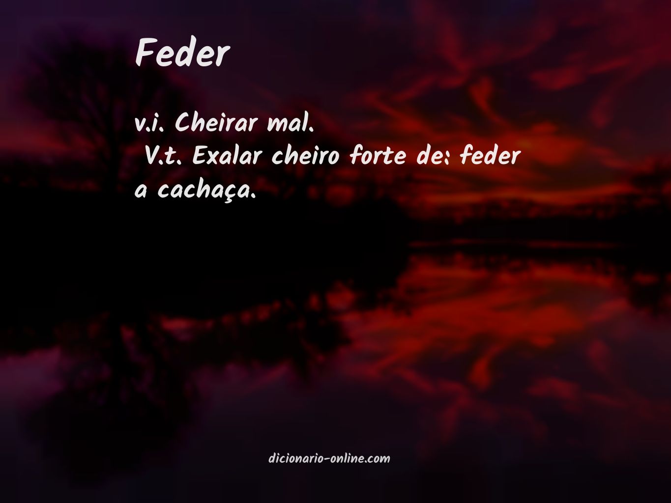 Significado de feder