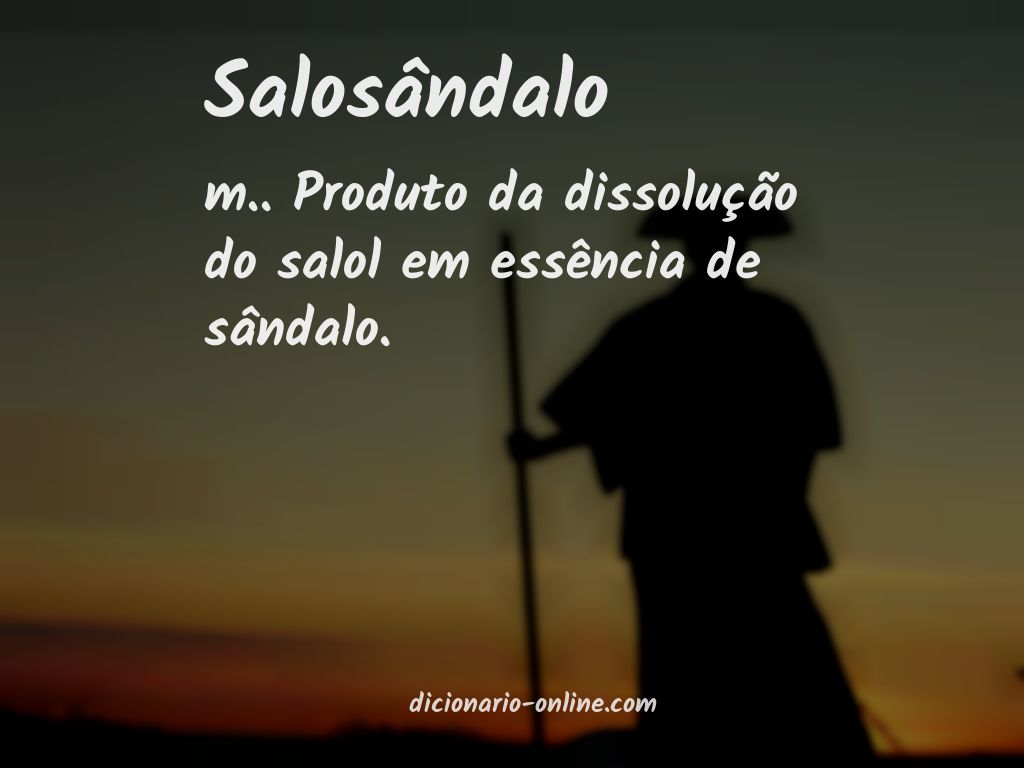 Significado de salosândalo