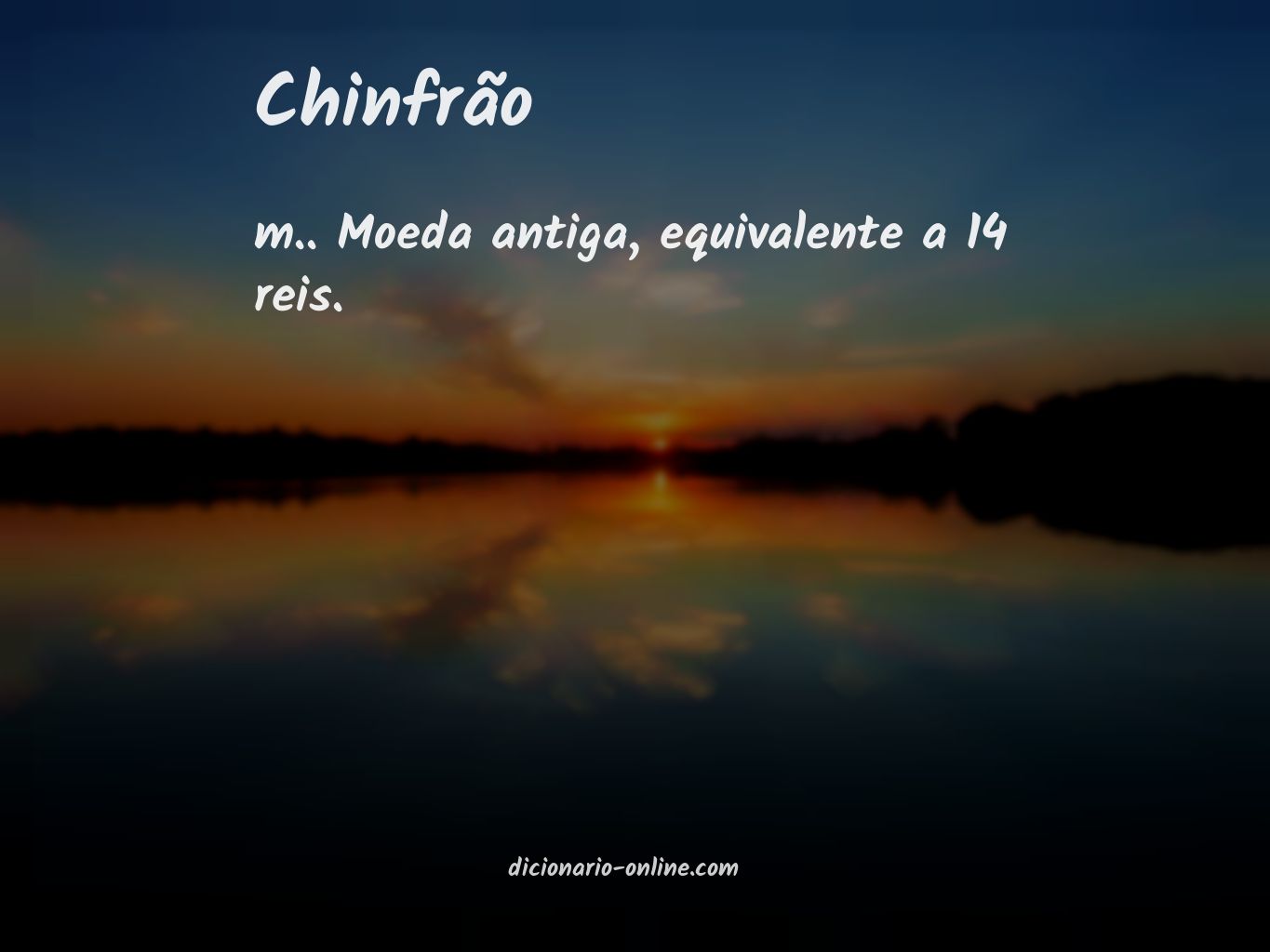 Significado de chinfrão