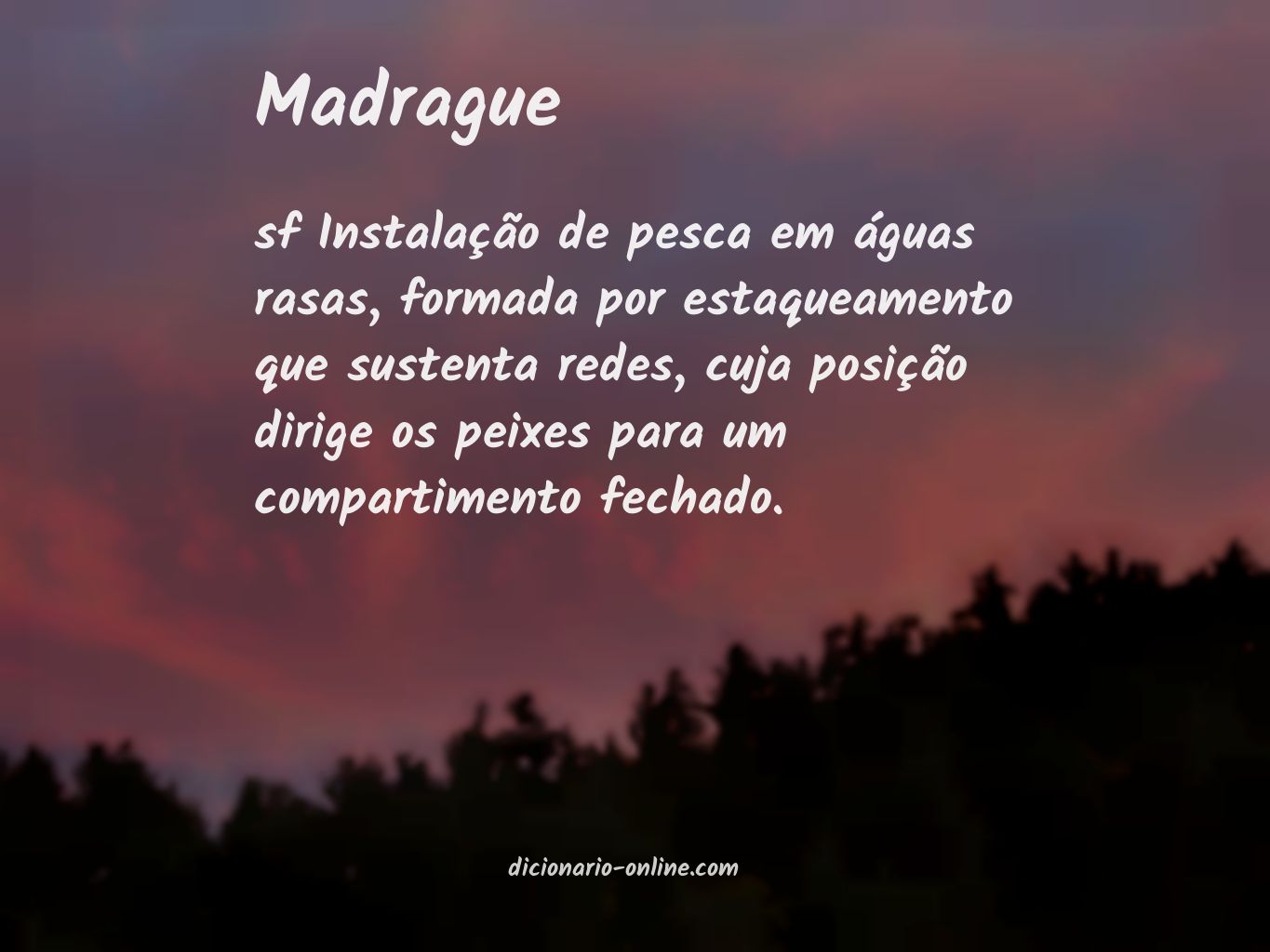 Significado de madrague