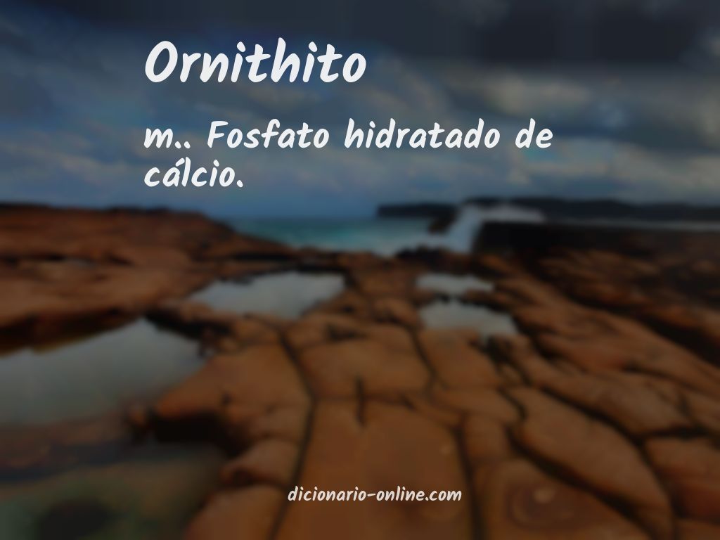 Significado de ornithito