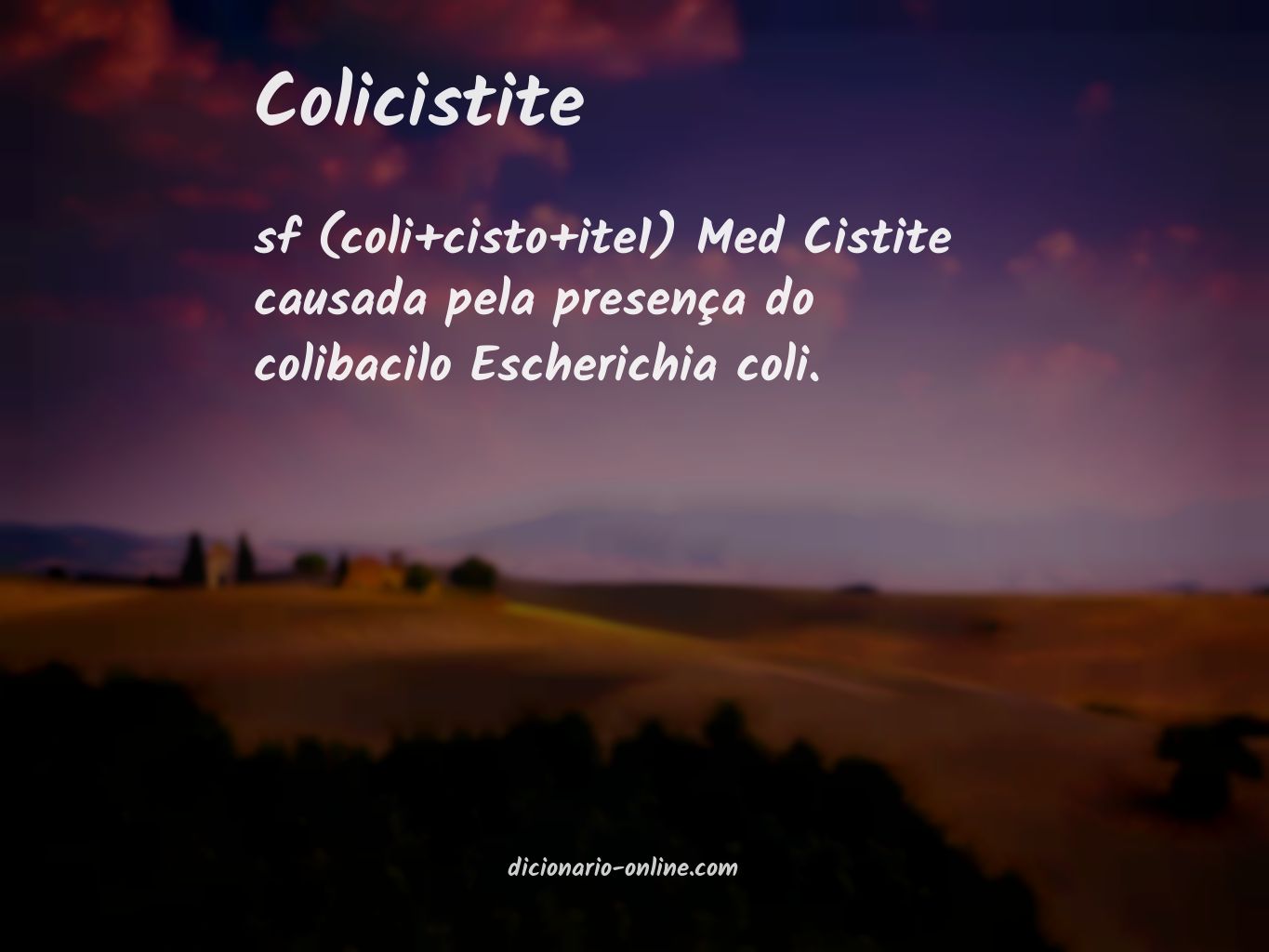 Significado de colicistite