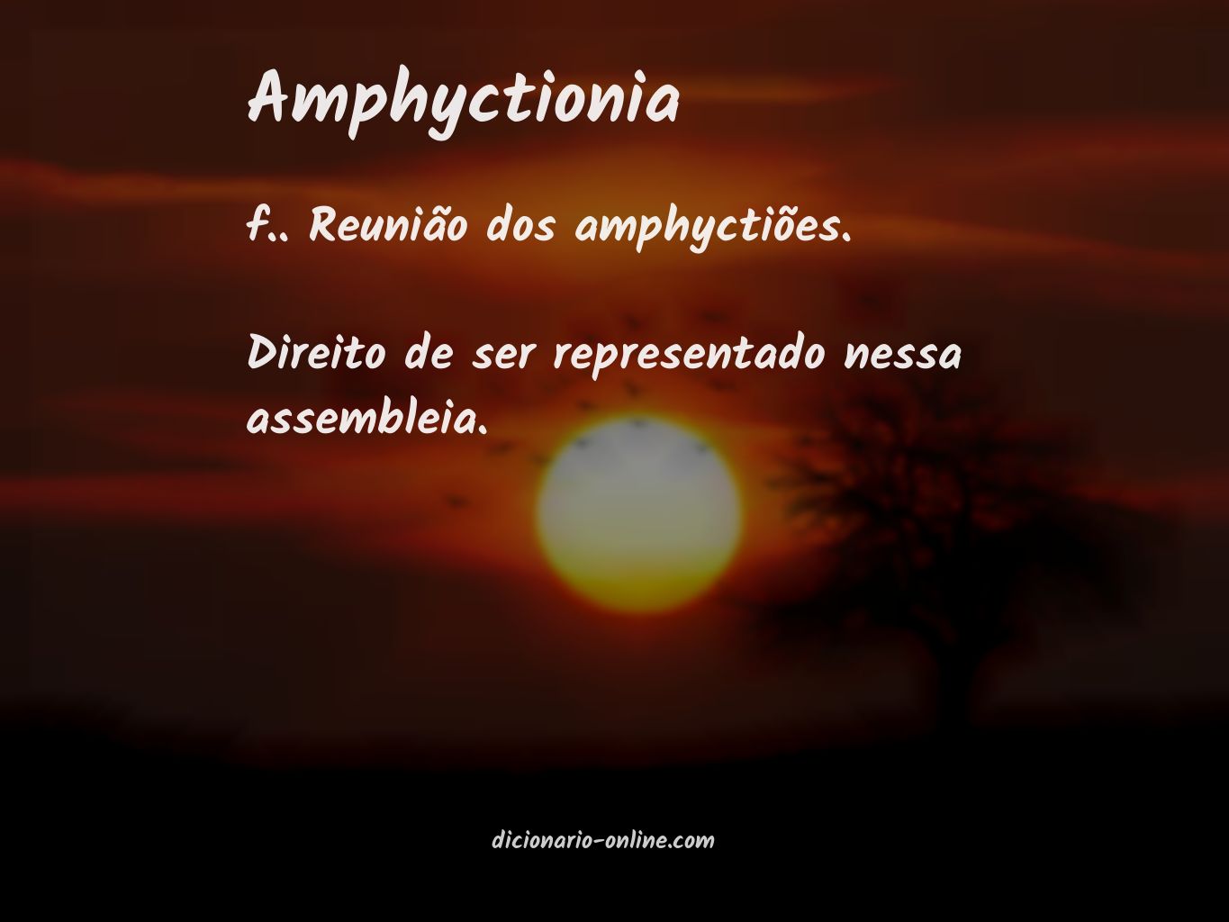 Significado de amphyctionia